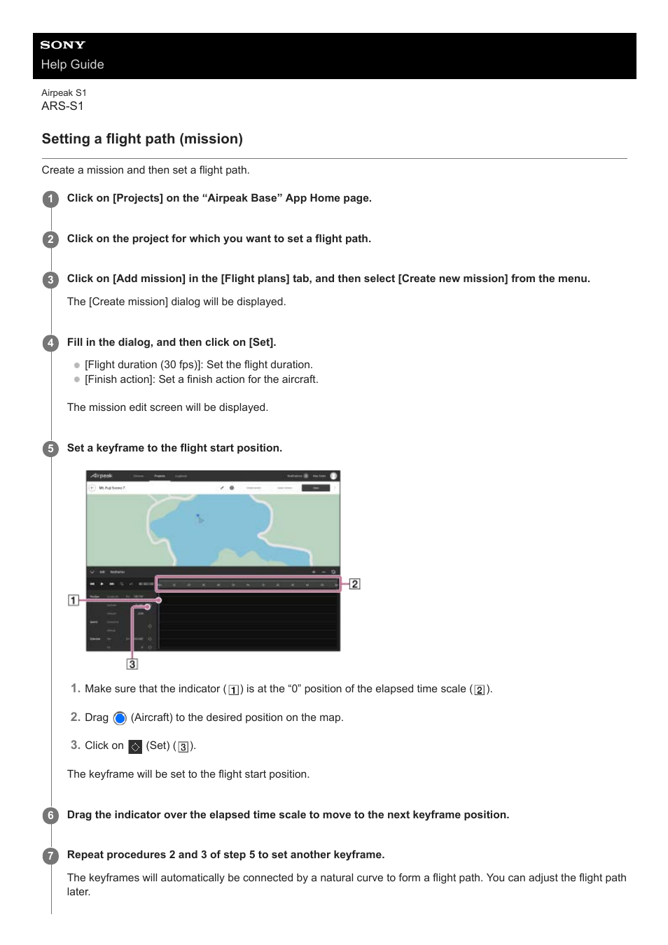 Setting a flight path (mission) | Sony AG-R2 Attachment Grip User Manual | Page 88 / 123