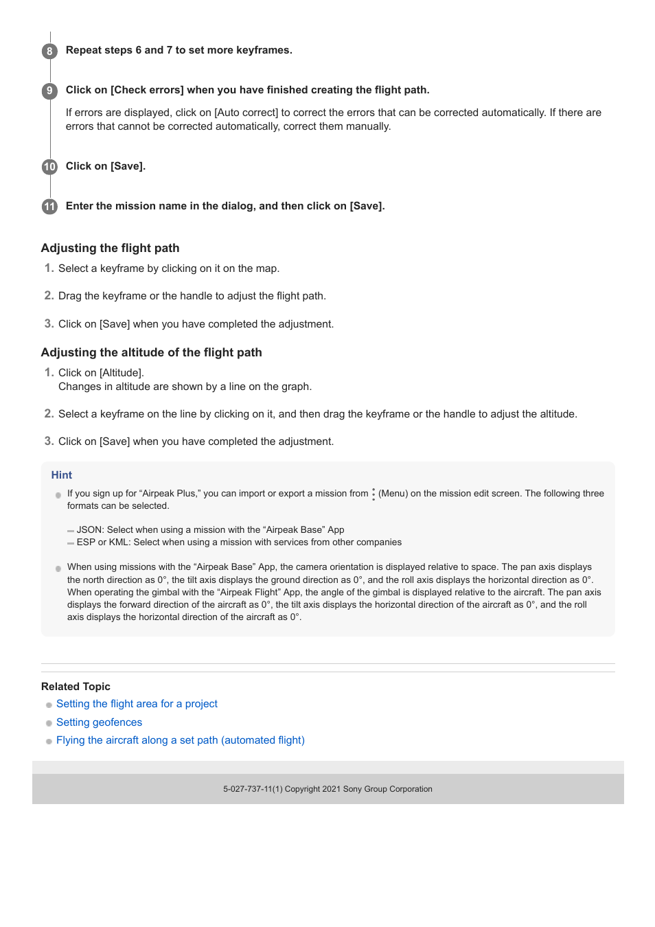 Sony AG-R2 Attachment Grip User Manual | Page 89 / 123