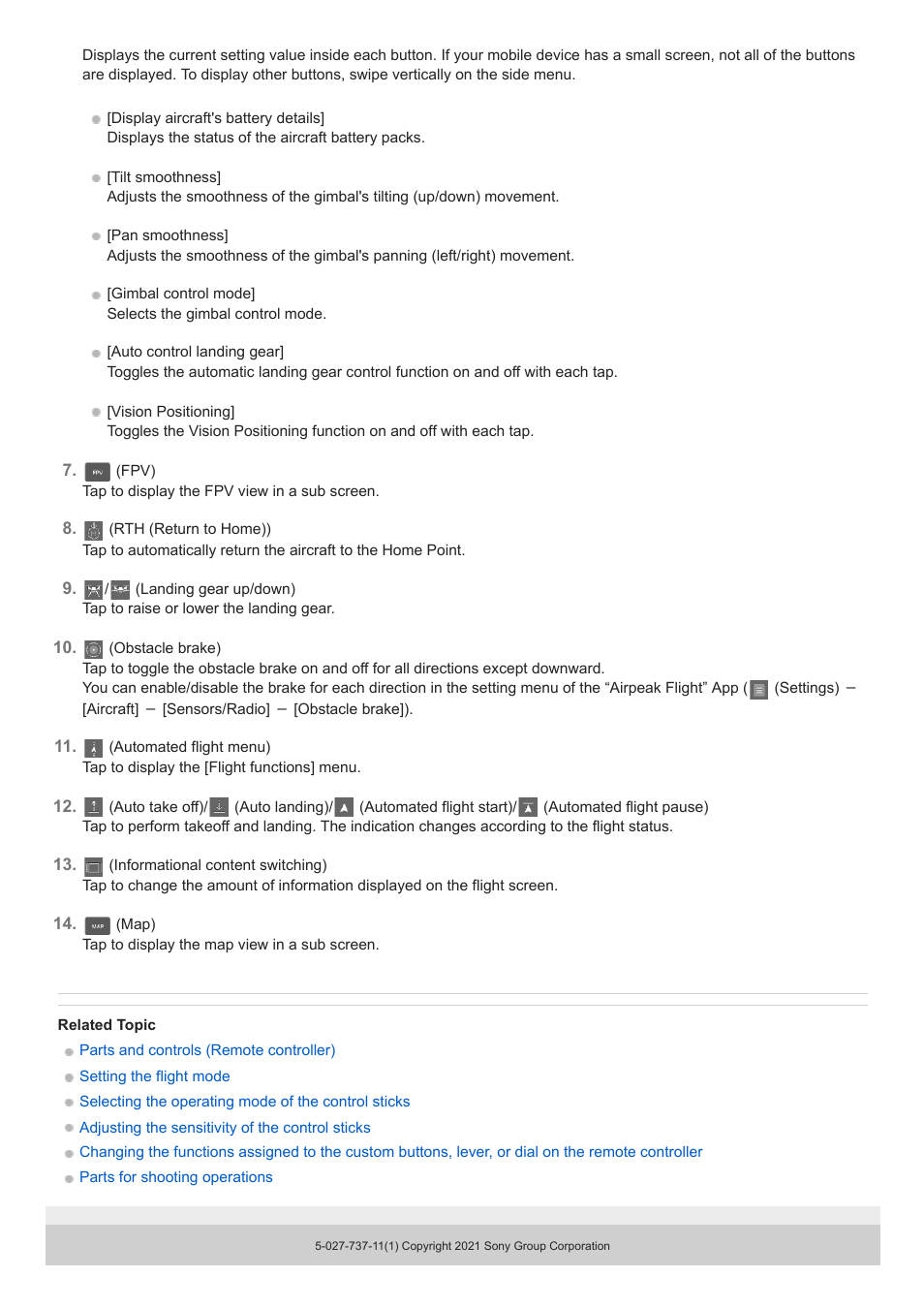 Sony AG-R2 Attachment Grip User Manual | Page 98 / 123