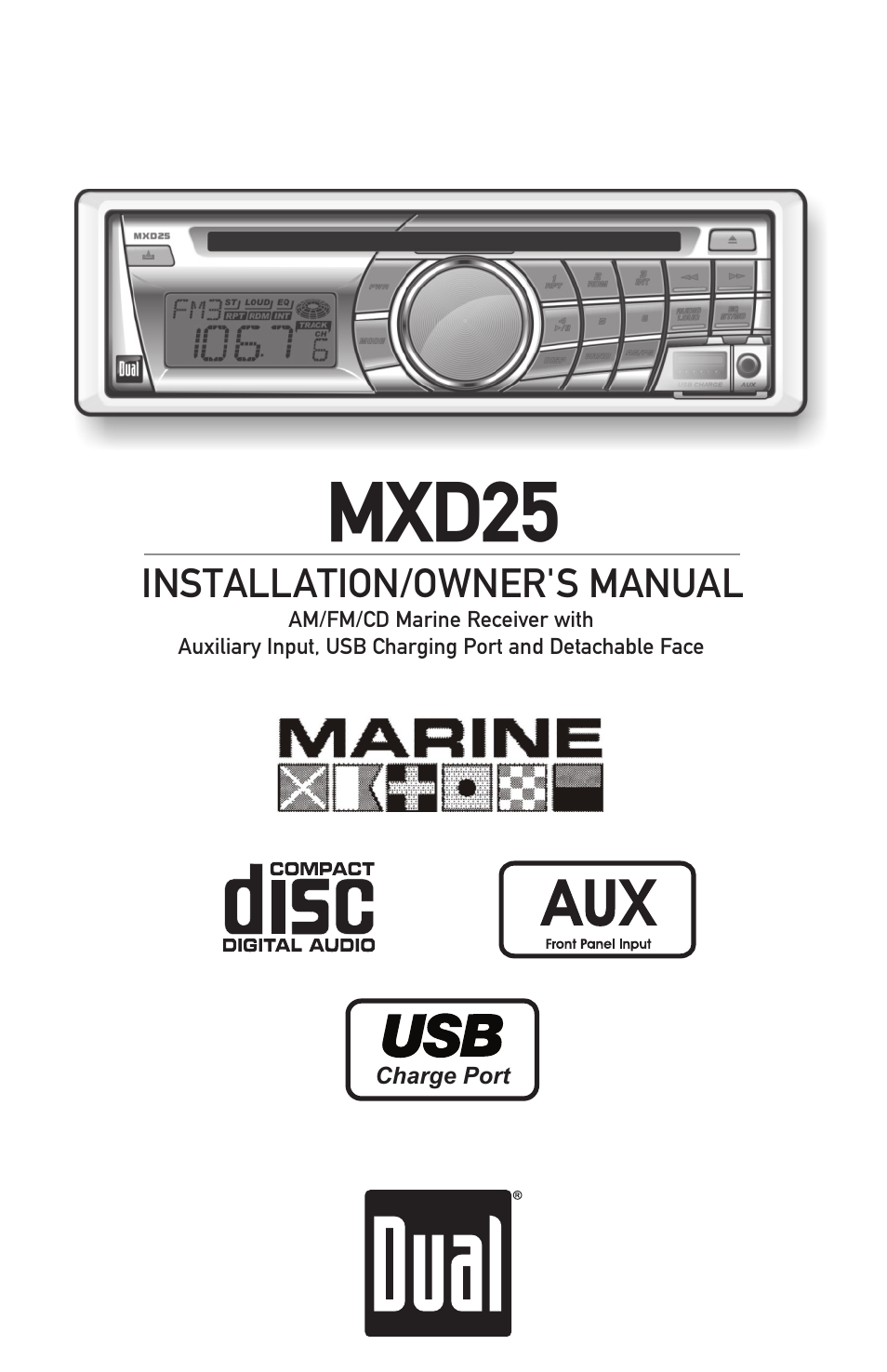 Dual MXD25 User Manual | 12 pages