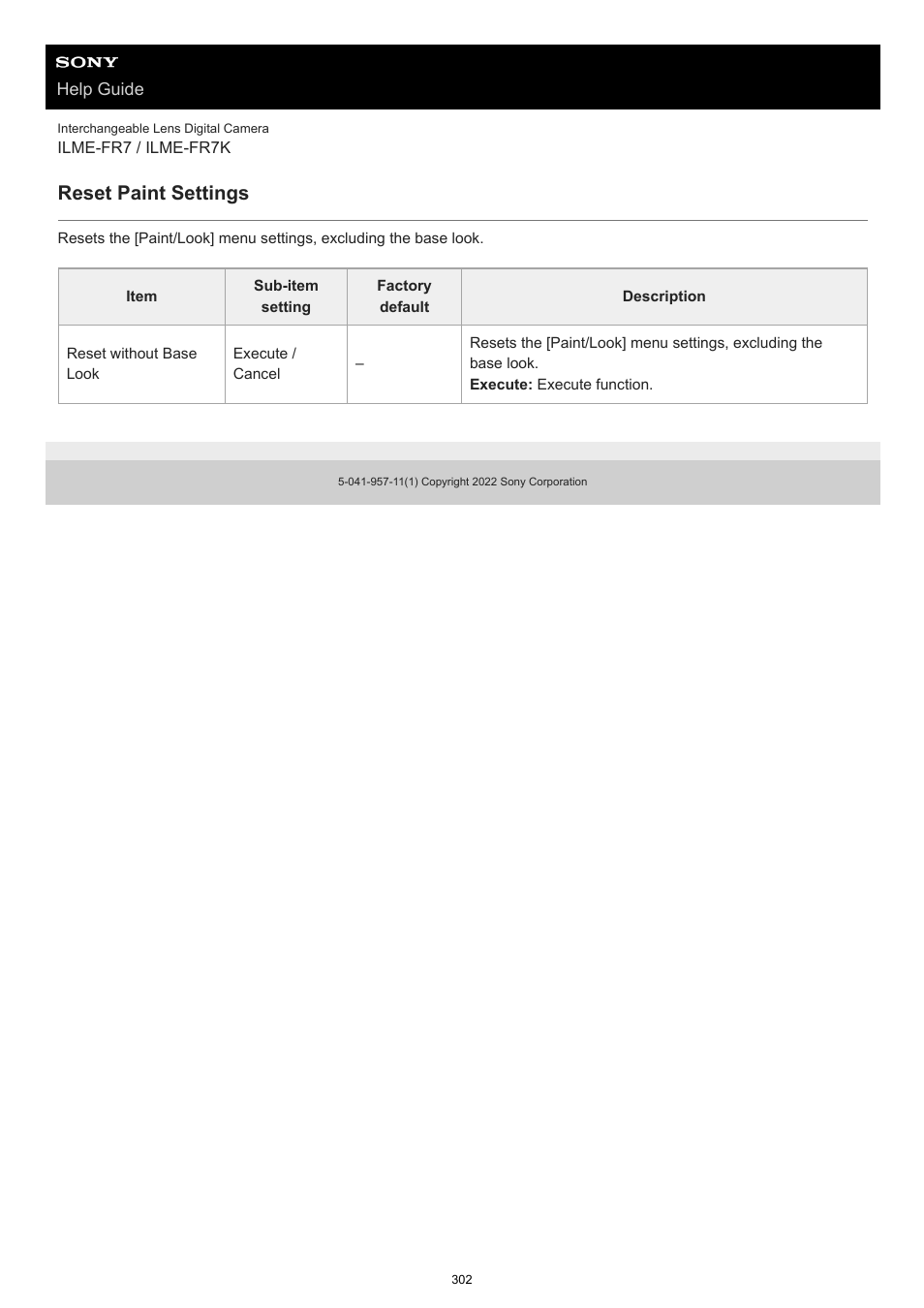 Reset paint settings | Sony NW-A306 Walkman A Series High-Resolution Digital Audio Player (Black) User Manual | Page 302 / 458