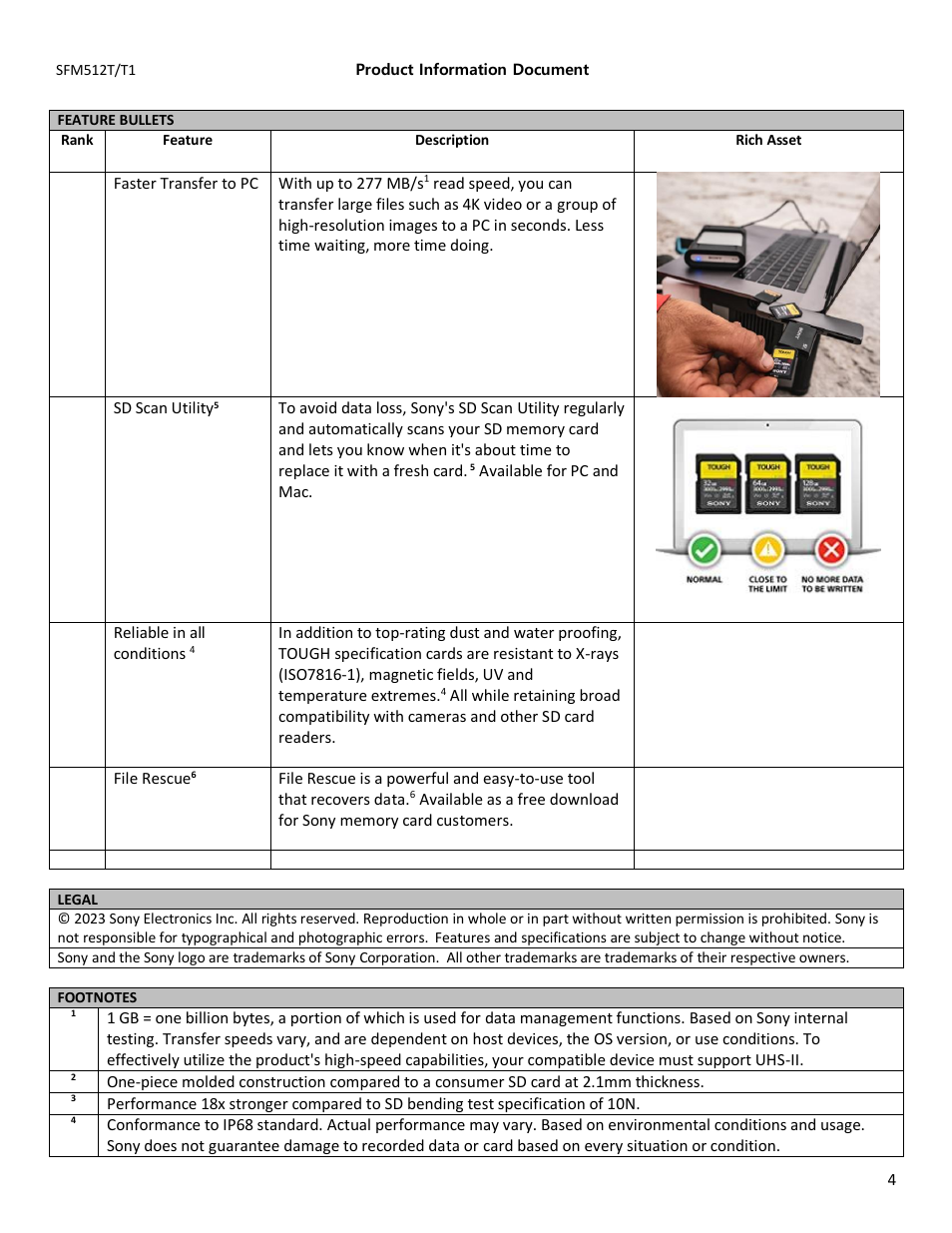 Sony SRS-XG300 Portable Bluetooth Speaker (Black) User Manual | Page 4 / 5