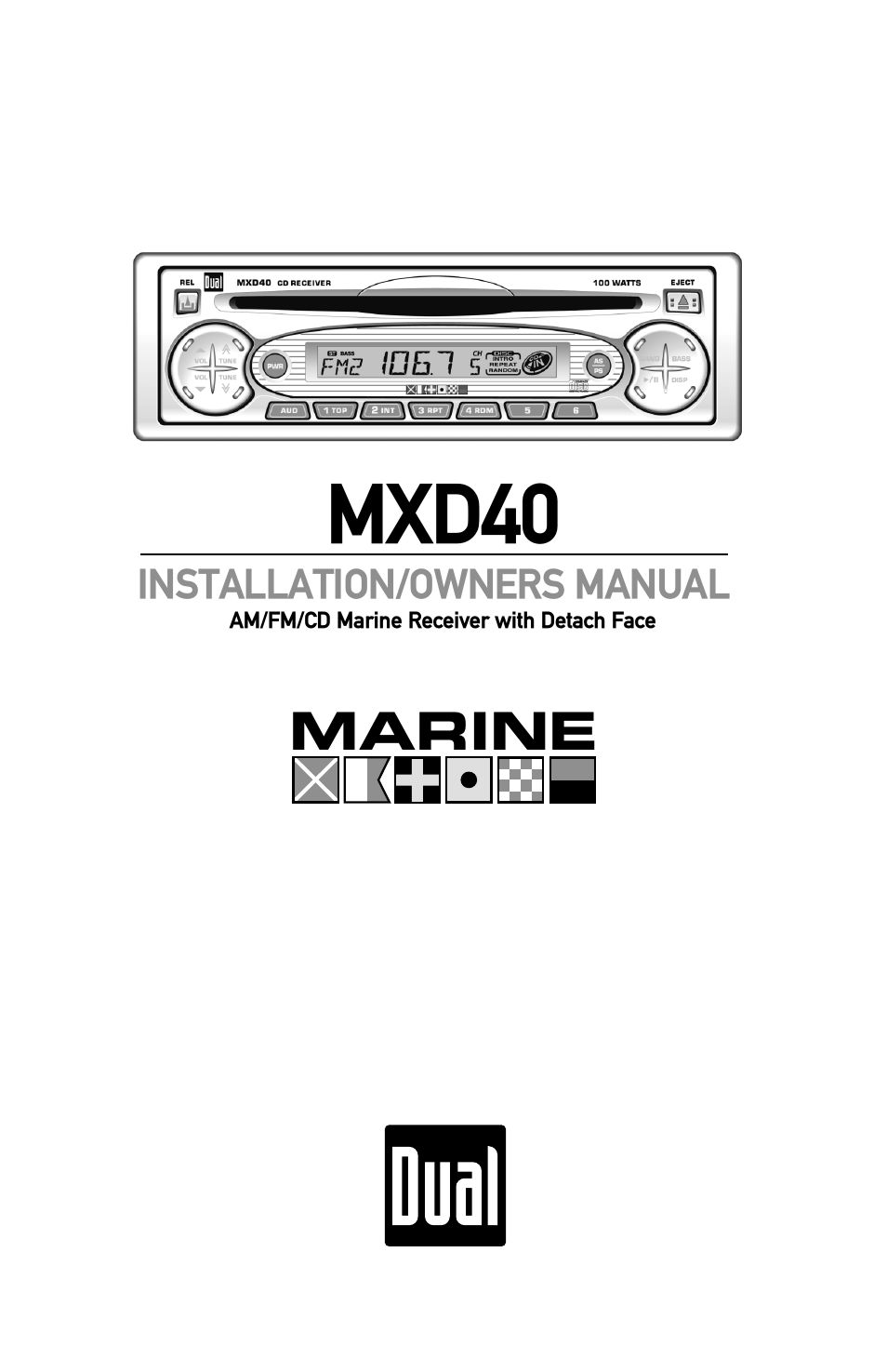 Dual MXD40 User Manual | 16 pages