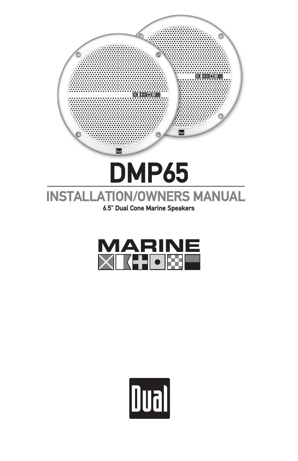 Dmp65, Marine | Dual MXD40 User Manual | Page 13 / 16