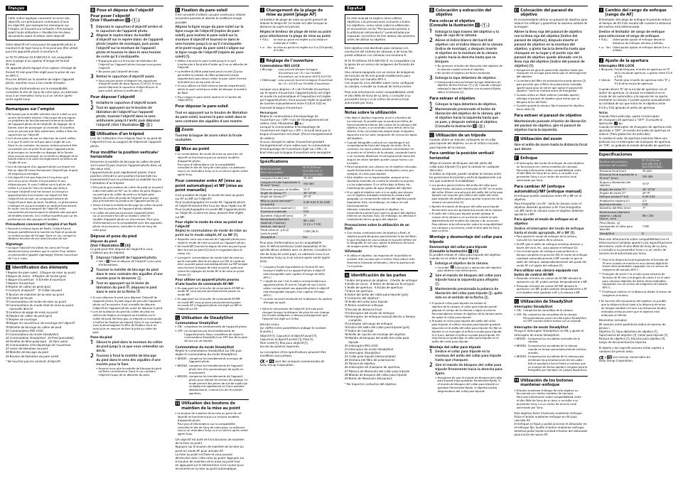 Sony SRX-T105 4K SXRD 5,500-Lumen Projector (No Lens or Lamps) User Manual | Page 2 / 2