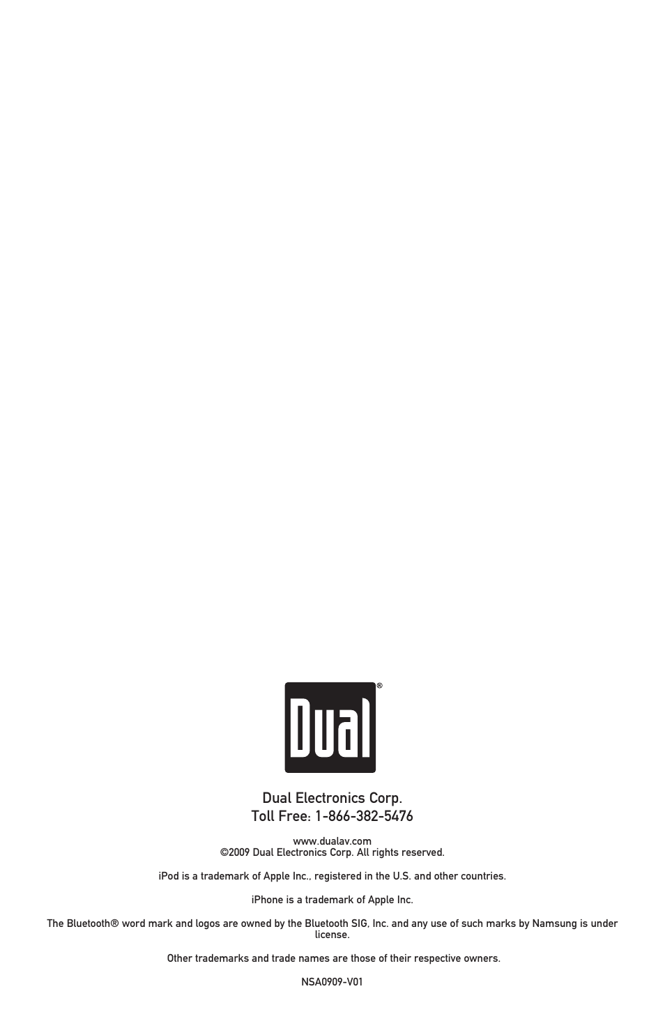 Dual XML8110 User Manual | Page 24 / 24