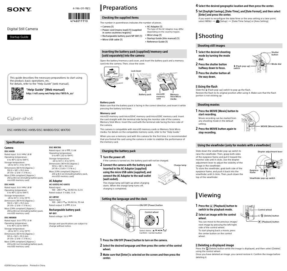 Sony Radio Alarm Clock (Black) User Manual | 2 pages