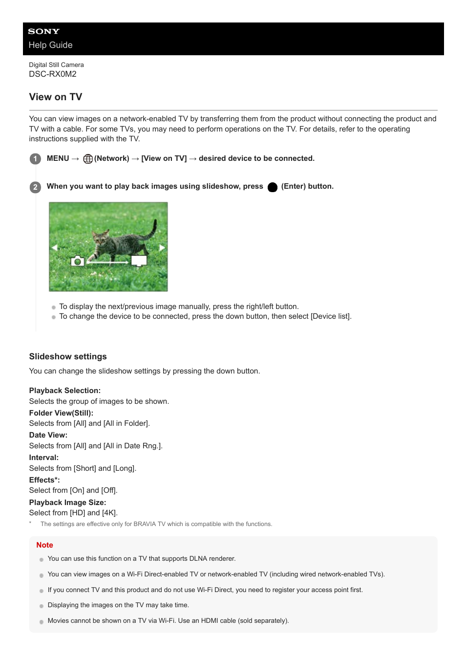 View on tv | Sony BRAVIA XR A90K 42" HDR 4K UHD OLED TV User Manual | Page 248 / 299