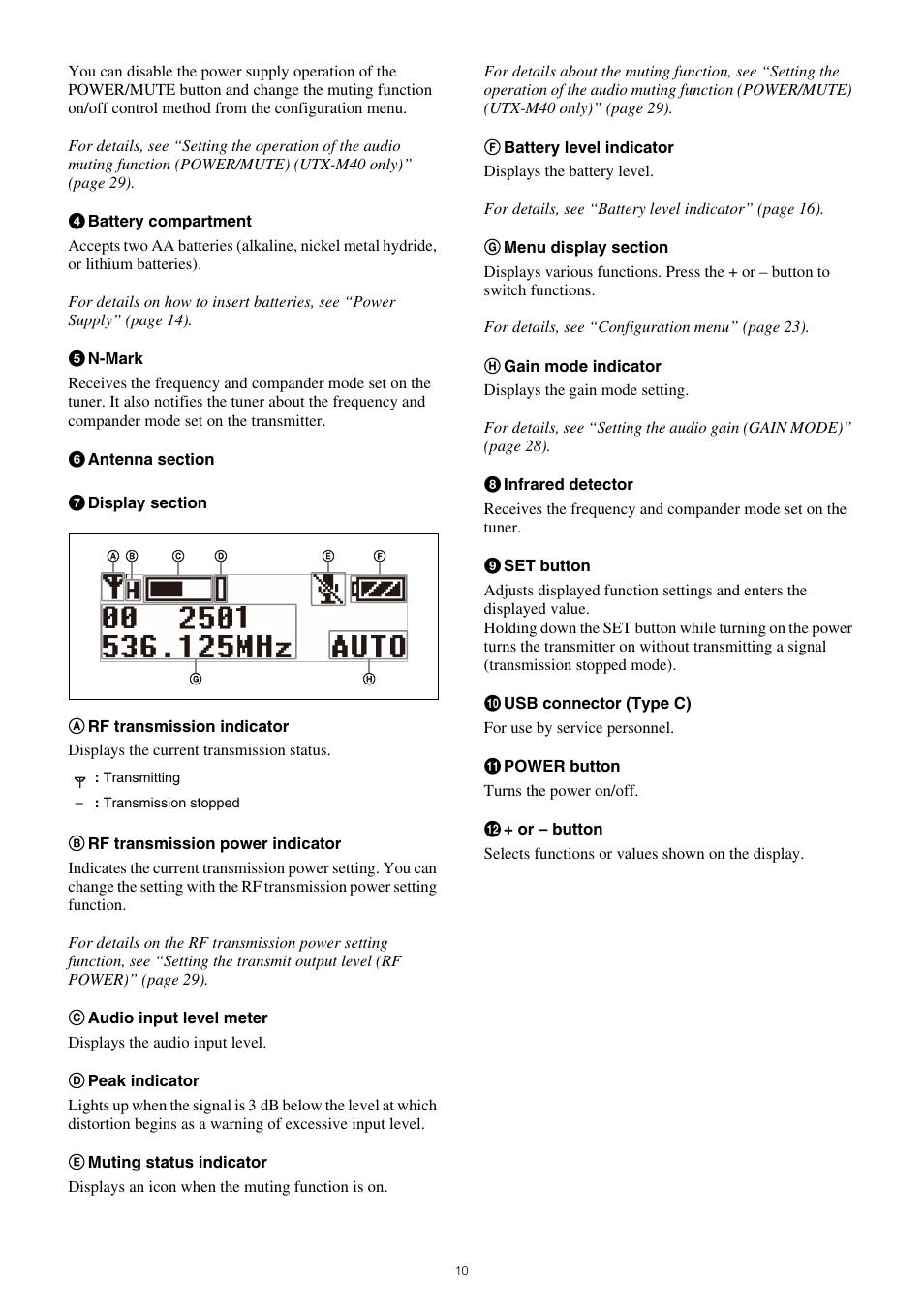 Sony SRG-120DU USB 3.0 Full HD PTZ Camera User Manual | Page 10 / 41