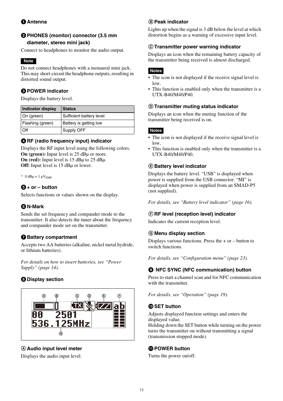 Sony SRG-120DU USB 3.0 Full HD PTZ Camera User Manual | Page 13 / 41