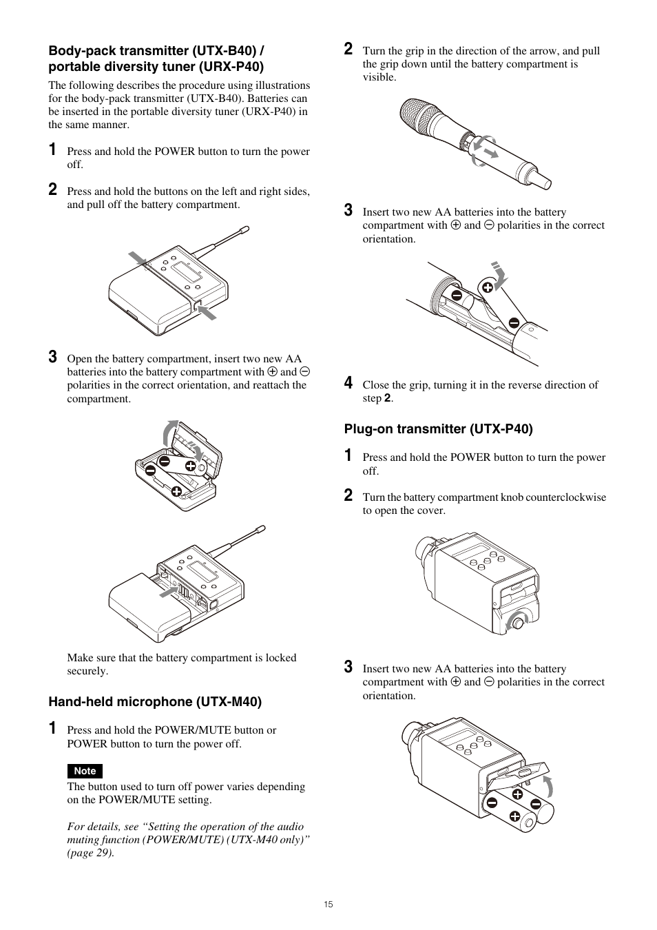 Sony SRG-120DU USB 3.0 Full HD PTZ Camera User Manual | Page 15 / 41