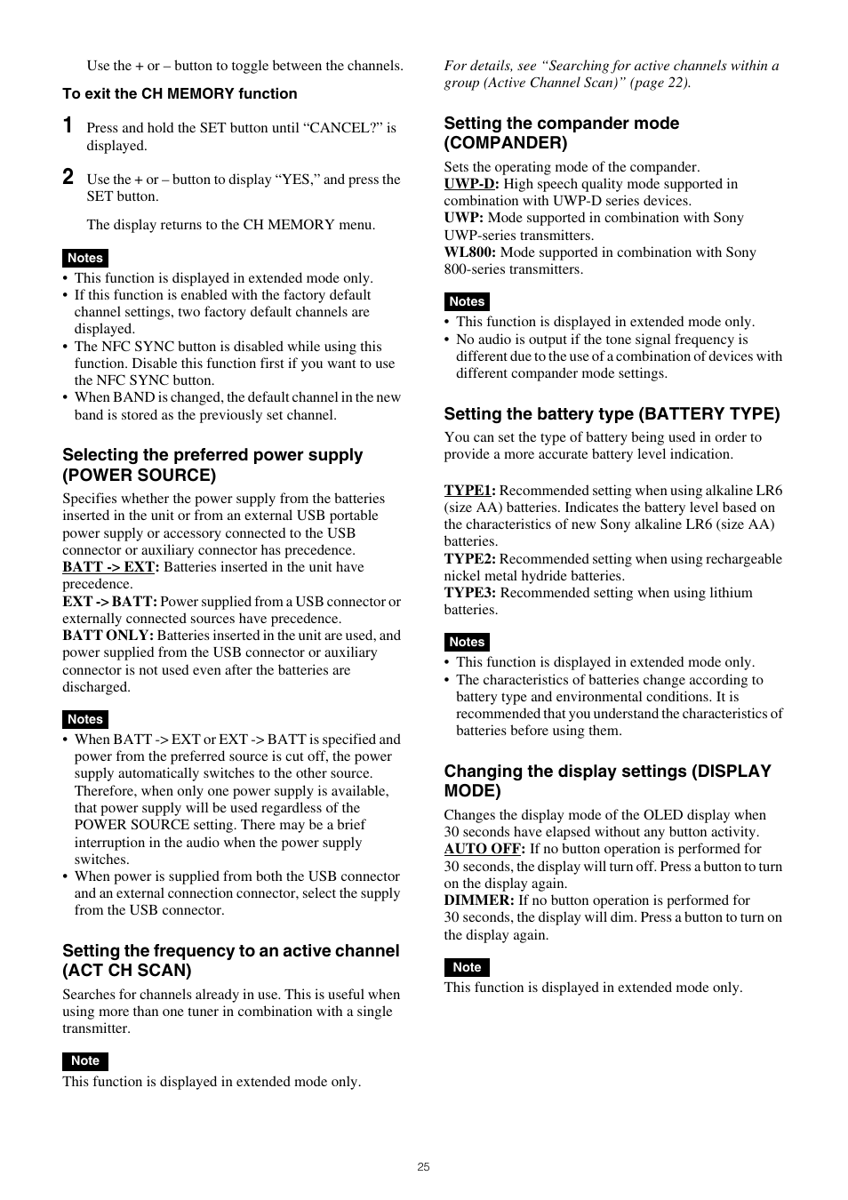 Sony SRG-120DU USB 3.0 Full HD PTZ Camera User Manual | Page 25 / 41