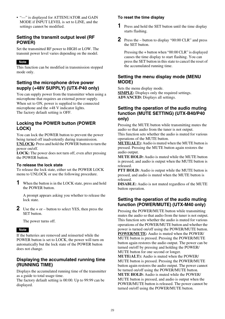 Sony SRG-120DU USB 3.0 Full HD PTZ Camera User Manual | Page 29 / 41