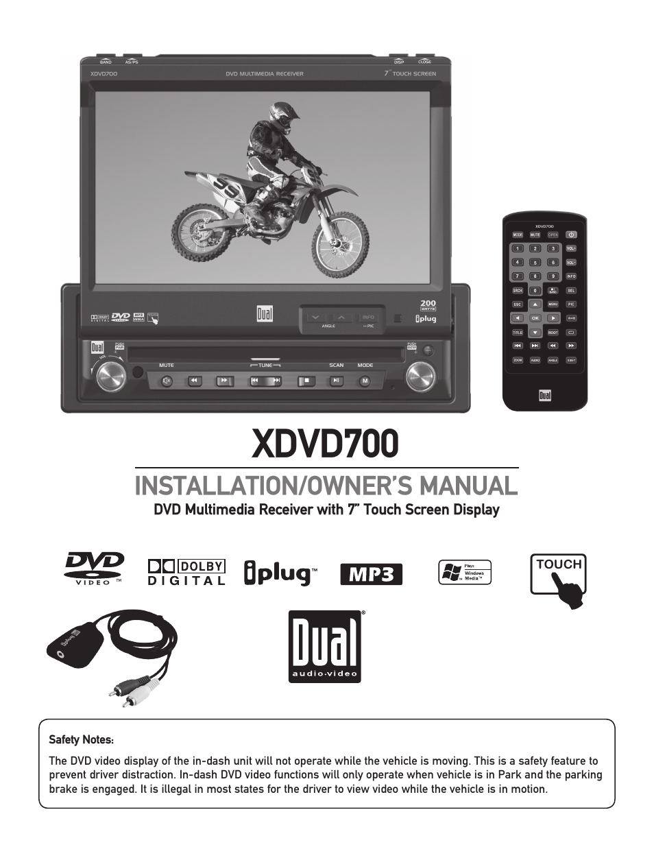 Dual XDVD700 User Manual | 56 pages