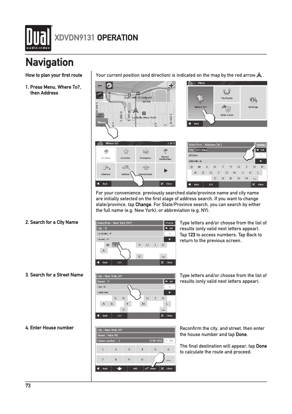 Dual XDVDN9131 User Manual | Page 74 / 84