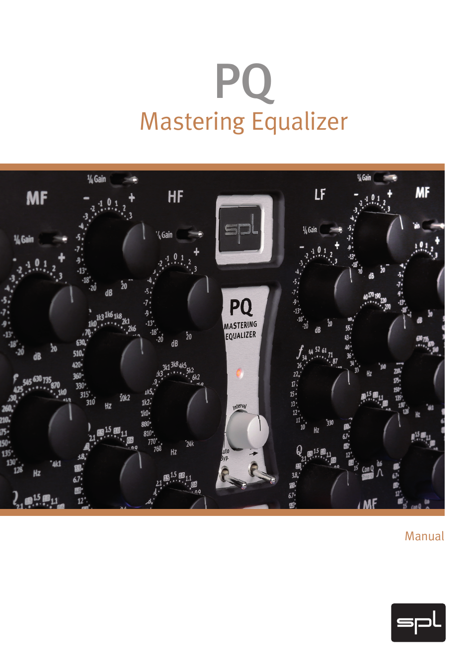 SPL PQ Mastering Equalizer (Red) User Manual | 17 pages