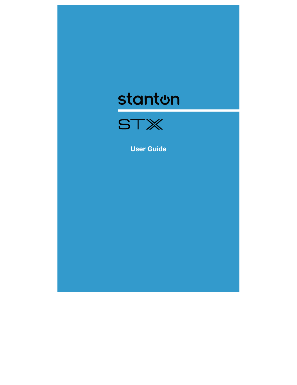 Stanton STX Portable Scratch Turntable (Limited Edition) User Manual | 8 pages