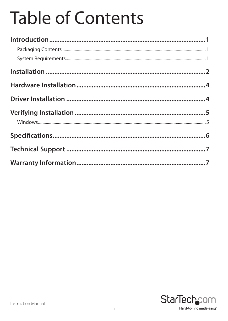 StarTech.com 4-Port (2 Internal/2 External) PCIe SATA 6 Gb/s Controller Card User Manual | Page 3 / 11