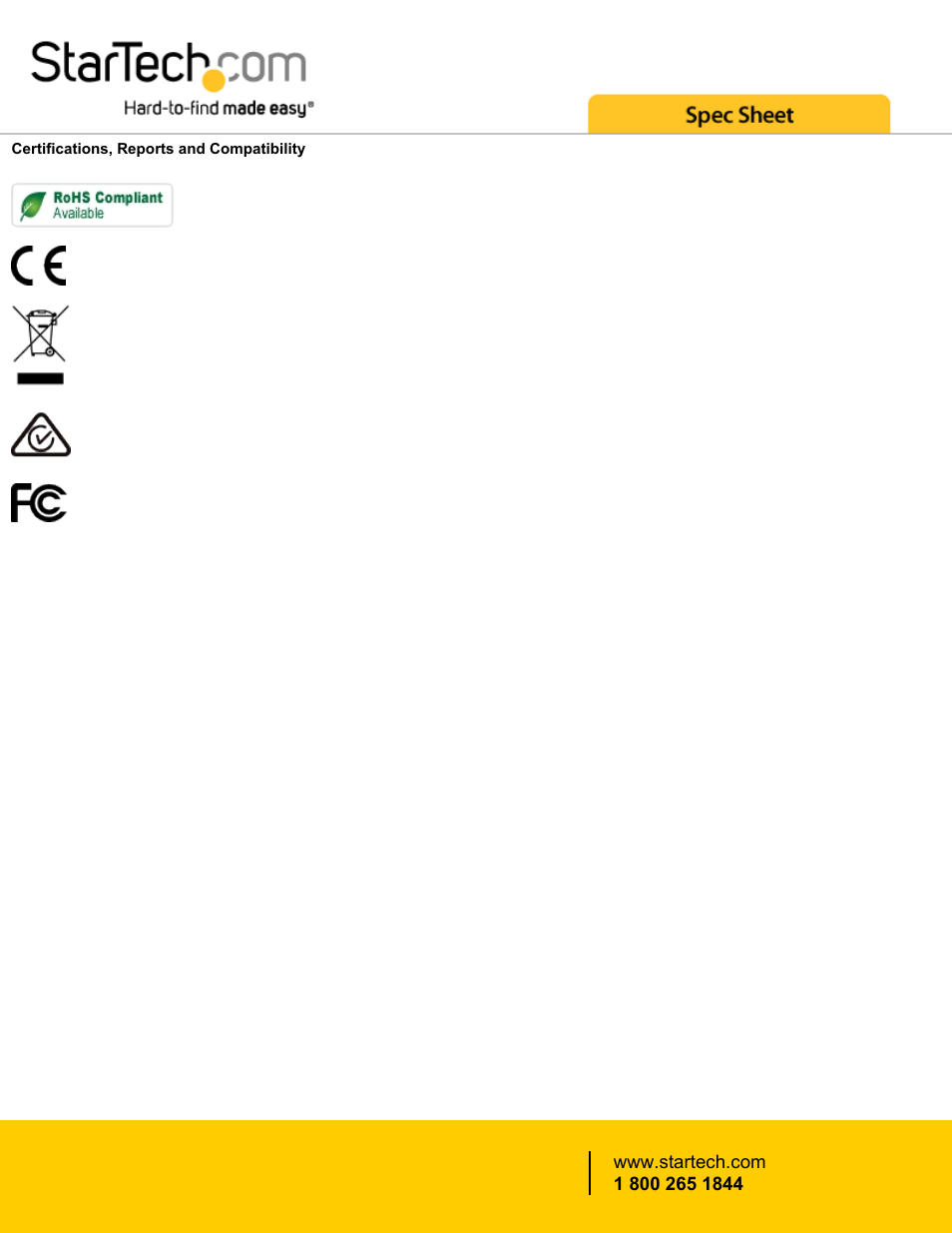 StarTech.com PCI Express x4 to M.2 PCIe SSD Adapter User Manual | Page 4 / 4