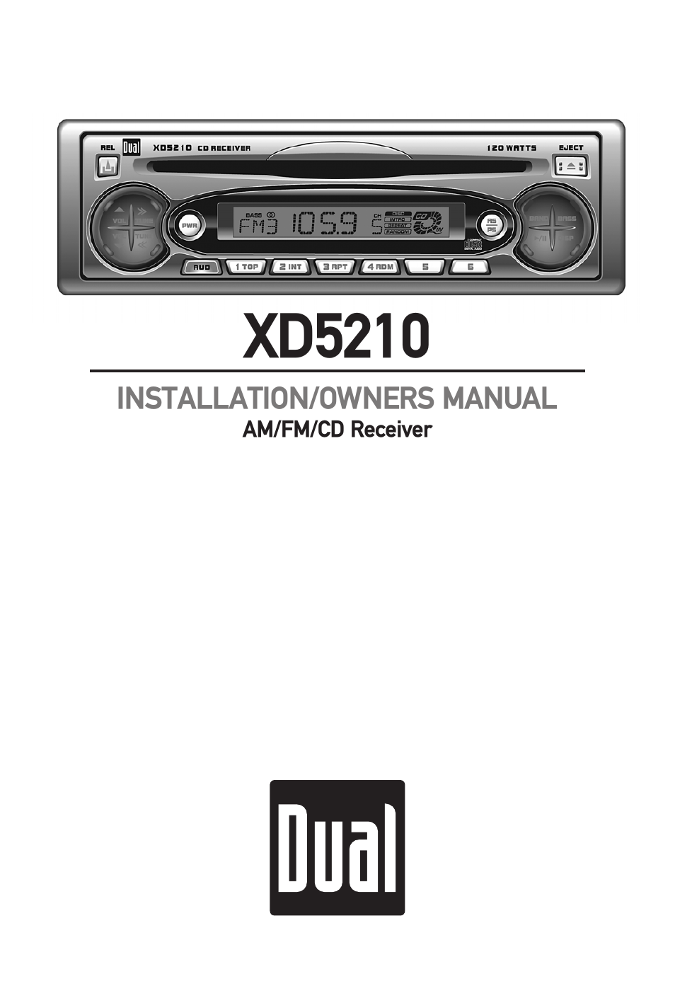 Dual XD5210 User Manual | 16 pages