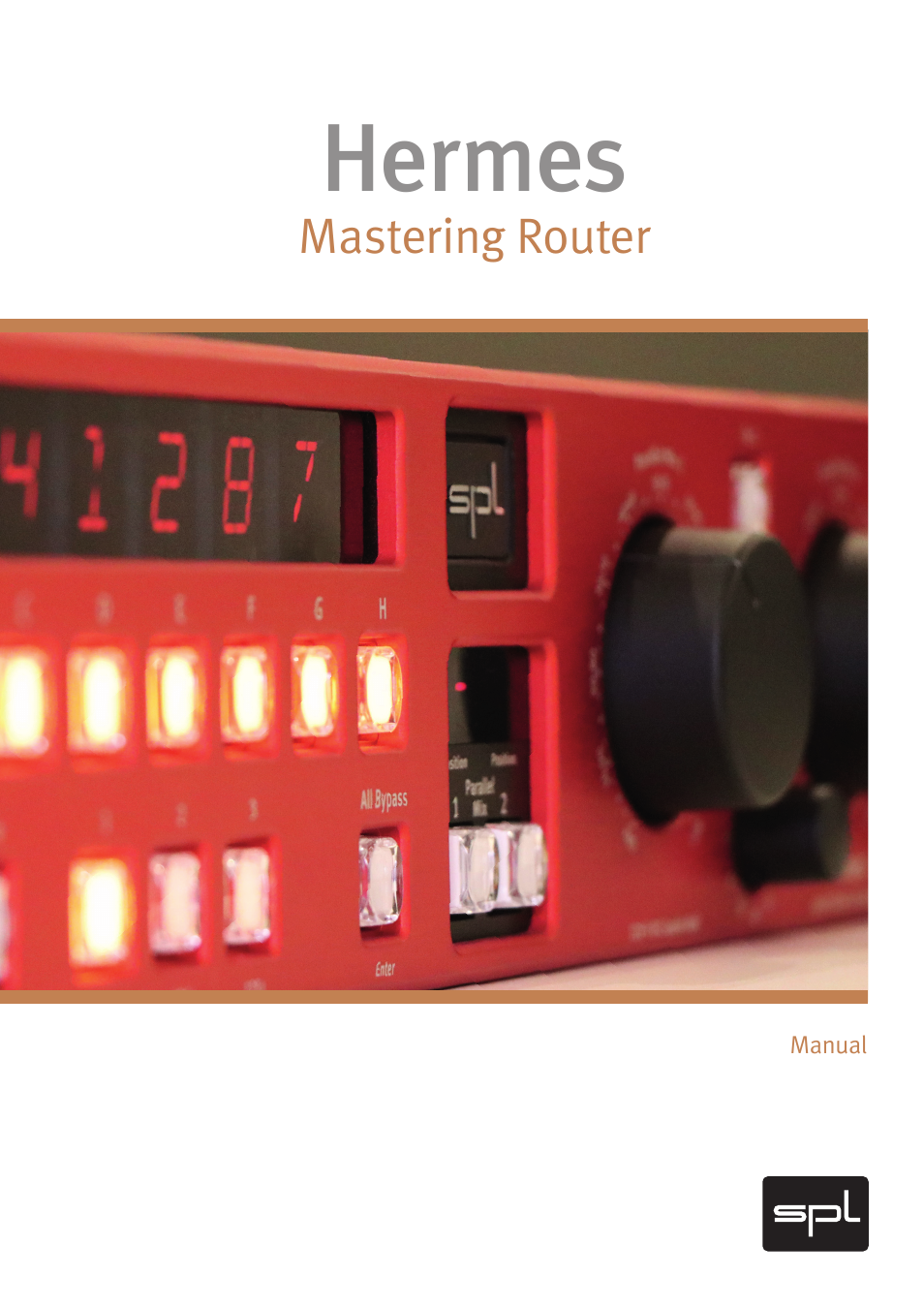 SPL Hermes Mastering Router with Dual Parallel Mixes (Red) User Manual | 24 pages