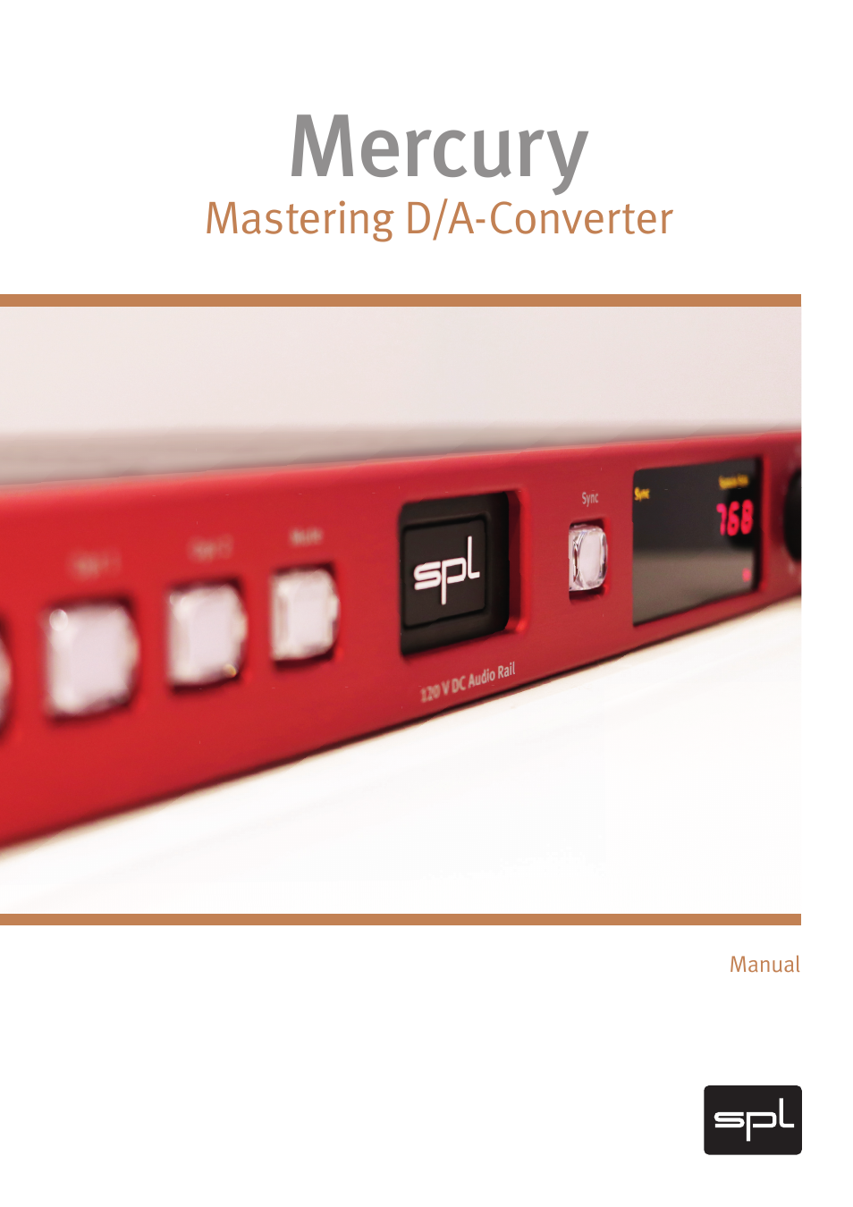 SPL Mercury Mastering D/A Converter (All Black) User Manual | 22 pages