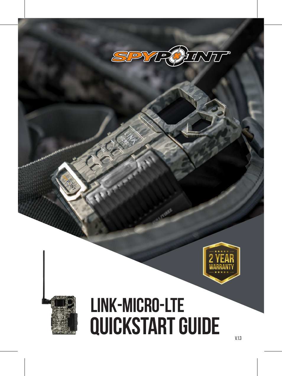 SPYPOINT LINK-MICRO-LTE-V Cellular Trail Camera (Verizon Data Plan) User Manual | 92 pages