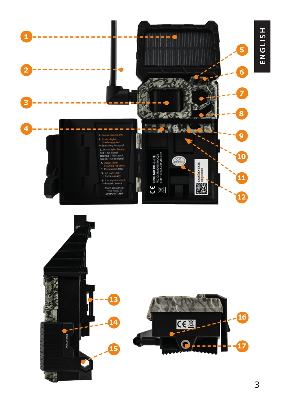 SPYPOINT LINK-MICRO-S-LTE Cellular Trail Camera (AT&T Data Plan) User Manual | Page 3 / 12