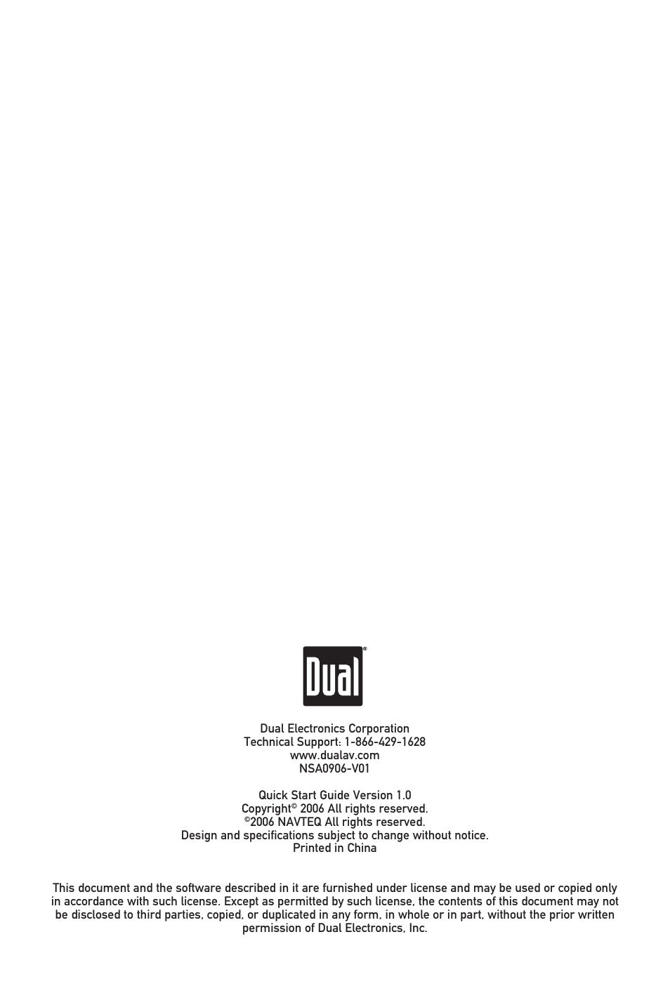 Dual XNAV3550 User Manual | Page 36 / 36