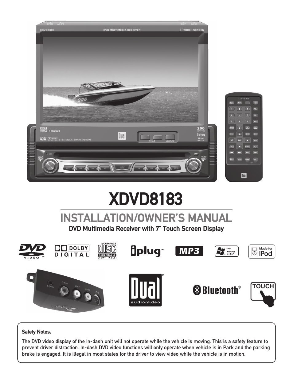 Dual XDVD8183 User Manual | 76 pages