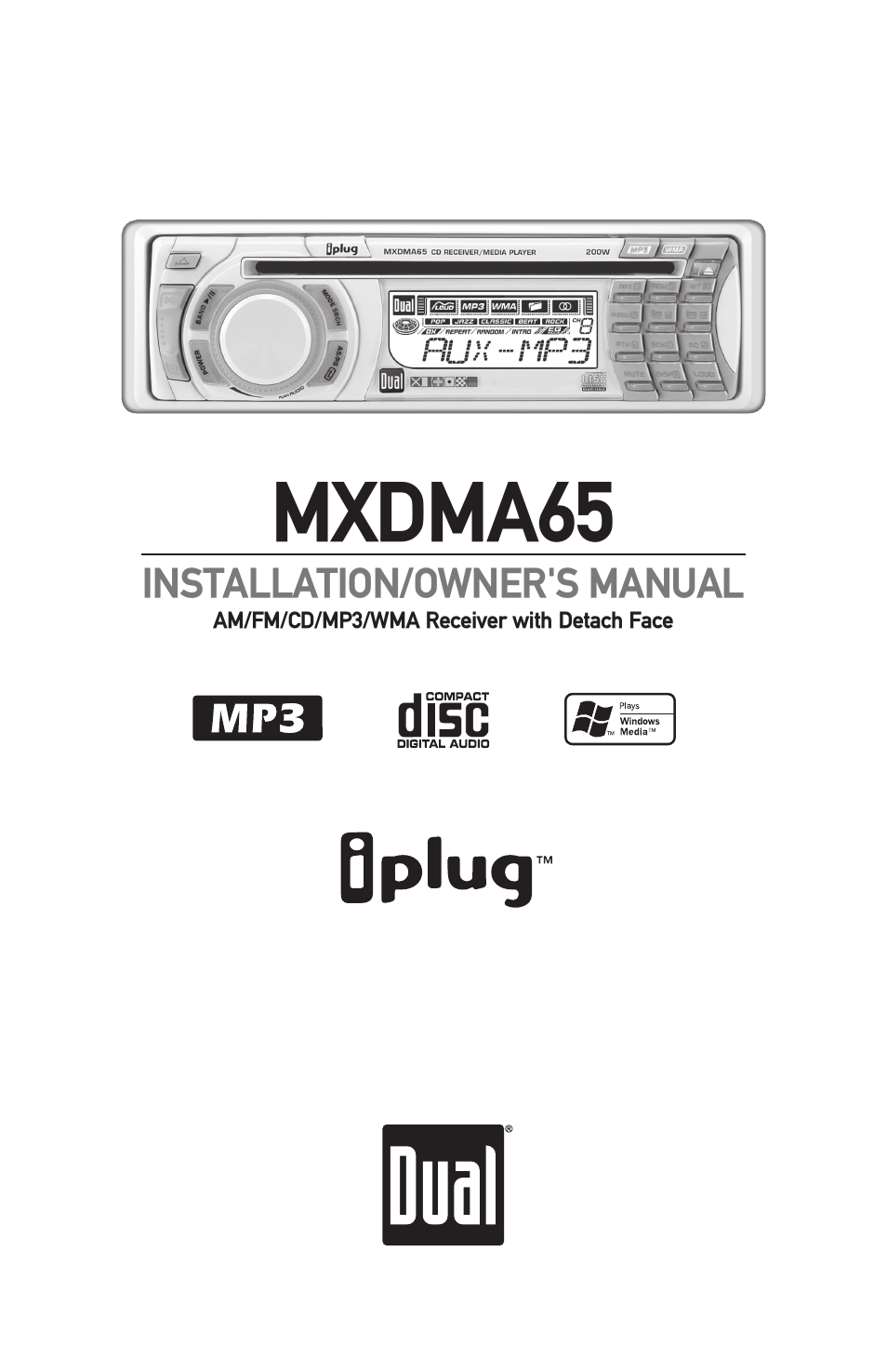 Dual MXDMA65 User Manual | 20 pages