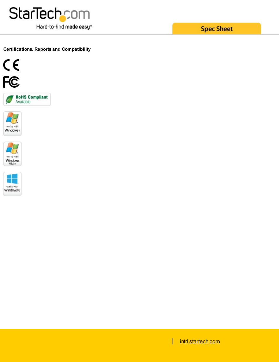 StarTech.com USB 3.0 to Gigabit Ethernet NIC Network Adapter (White) User Manual | Page 4 / 4