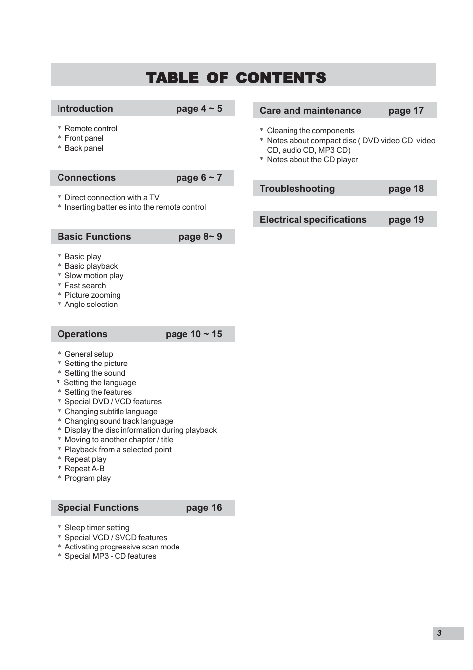 Dual DP295 User Manual | Page 3 / 20