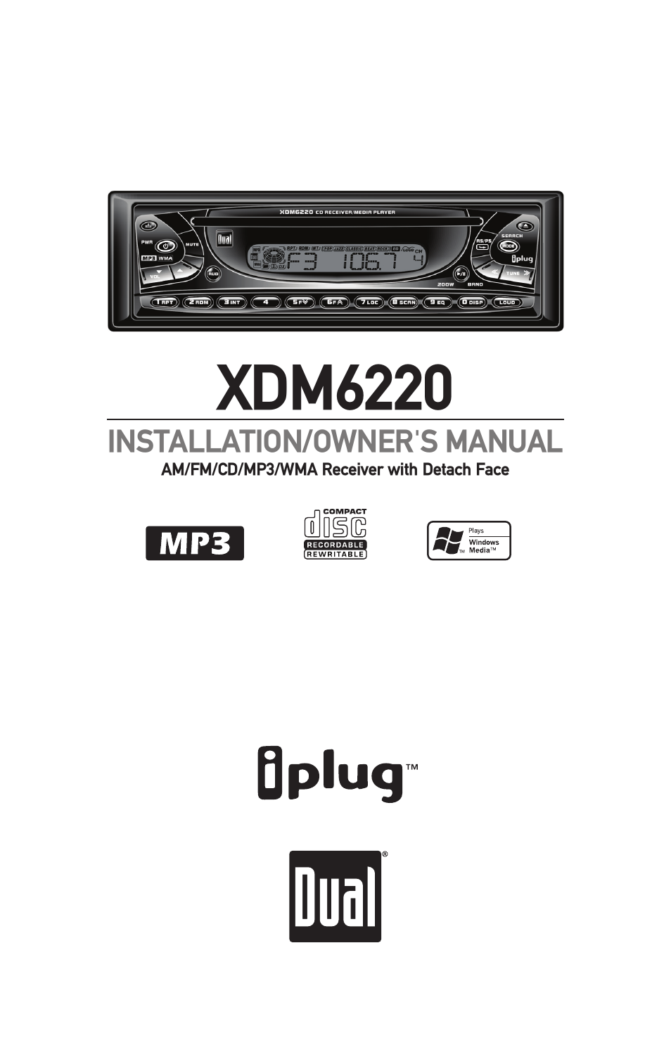 Dual XDM6220 User Manual | 20 pages