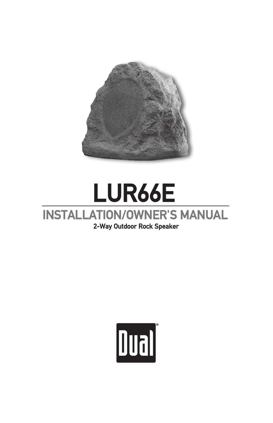 Dual LUR66E User Manual | 8 pages