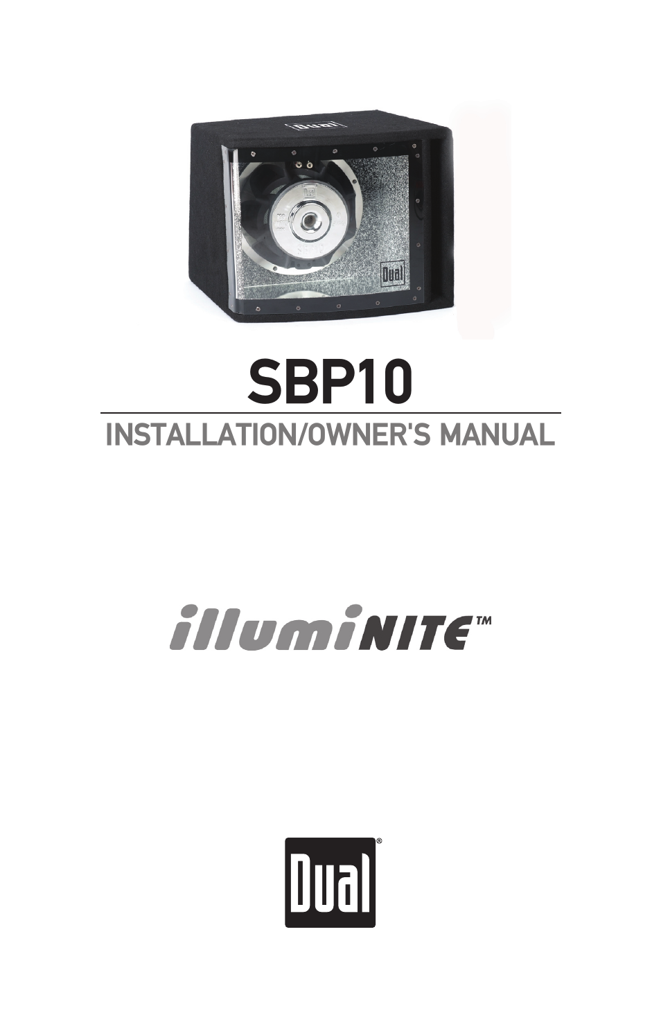 Dual ILLUMINITE SBP10 User Manual | 8 pages