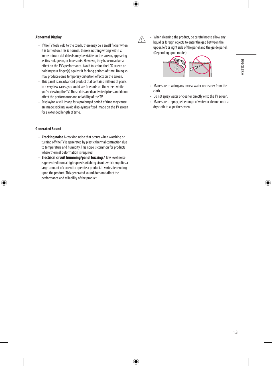 LG UQ7590PUD 86" 4K HDR Smart LED TV User Manual | Page 13 / 36