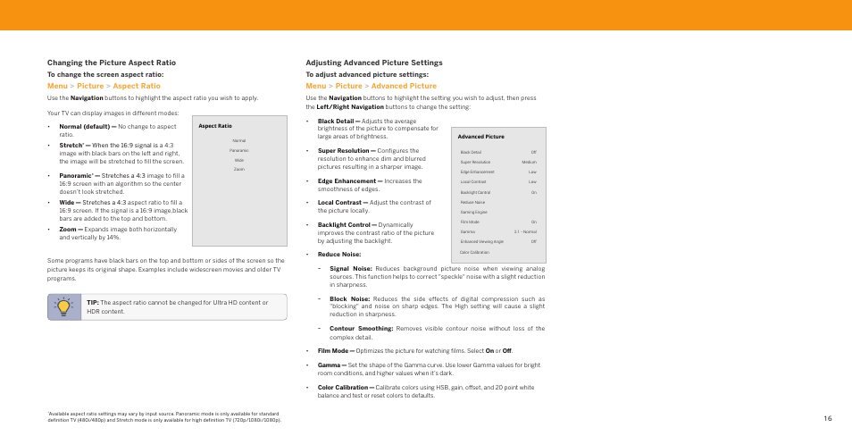 Vizio V-Series 43" 4K HDR Smart LED TV User Manual | Page 16 / 49