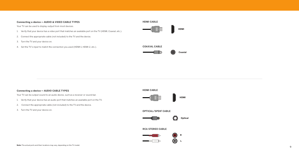 Vizio V-Series 43" 4K HDR Smart LED TV User Manual | Page 9 / 49