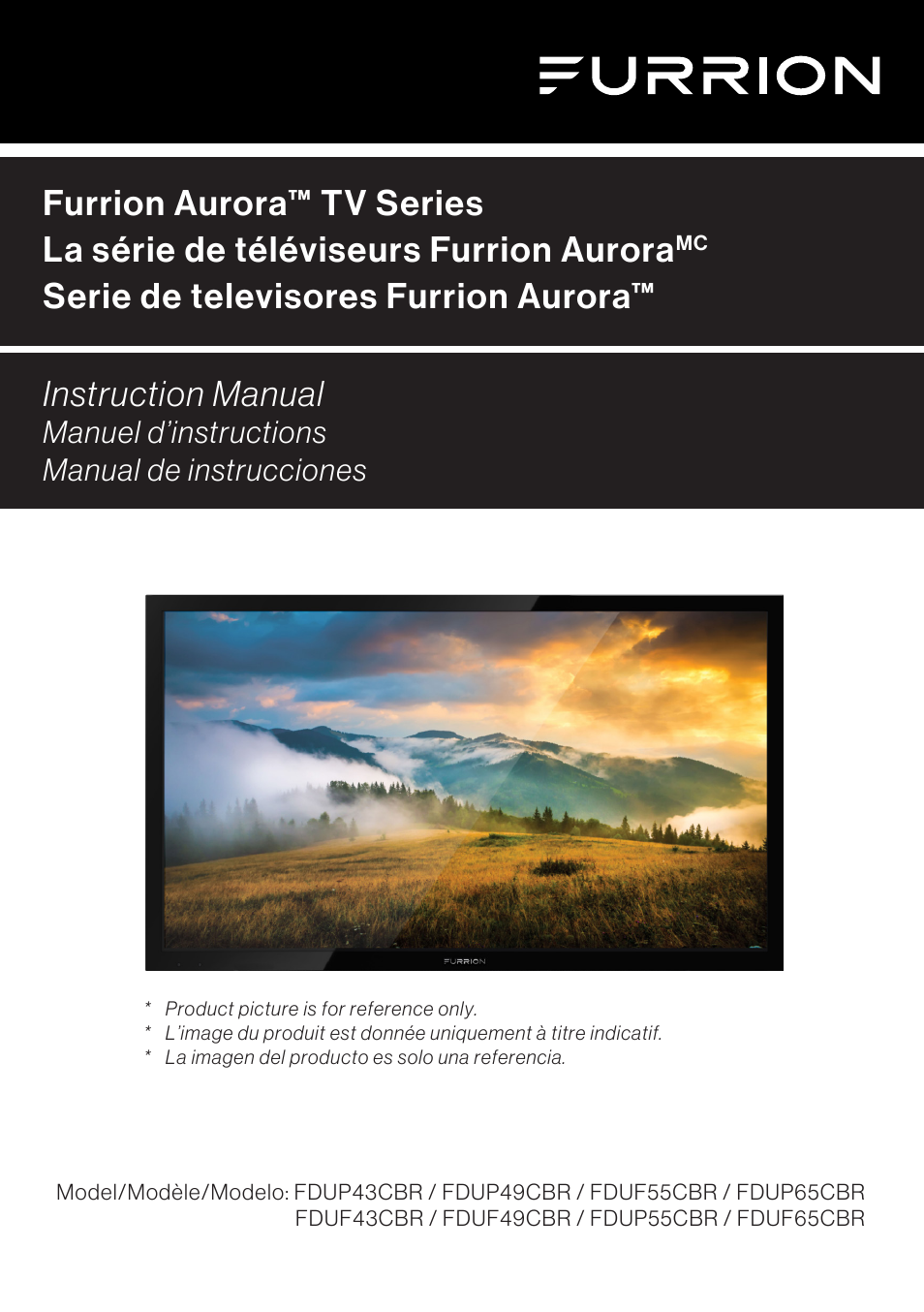 Furrion Aurora 49" Class HDR 4K UHD Full-Shade Outdoor LED TV User Manual | 117 pages