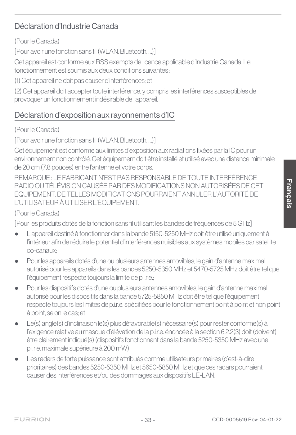 Furrion Aurora Sun 55" 4K HDR LED Full Sun Outdoor Smart TV User Manual | Page 34 / 77