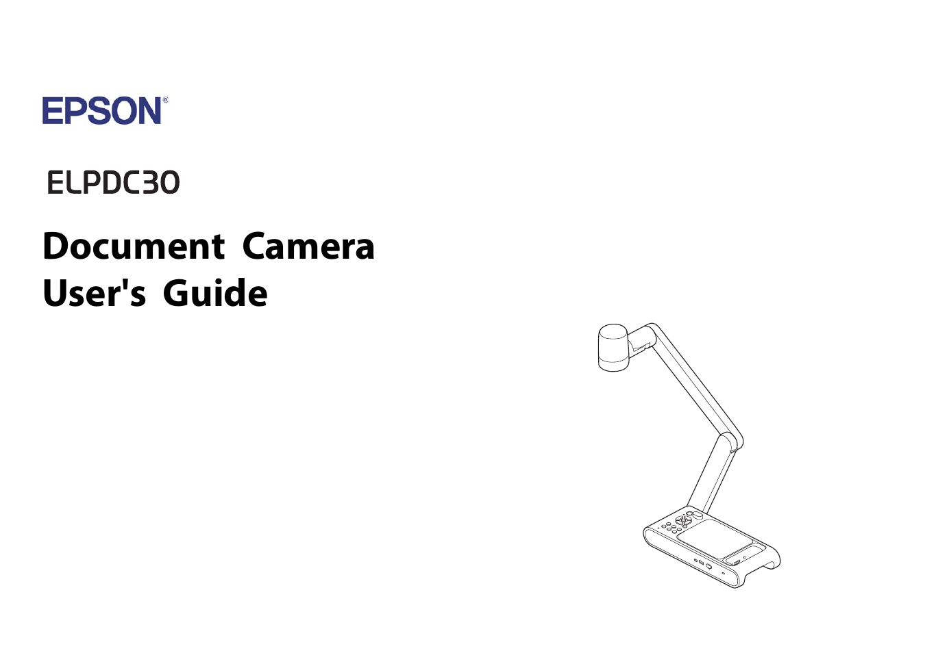 Epson DC-30 Wireless Document Camera User Manual | 64 pages