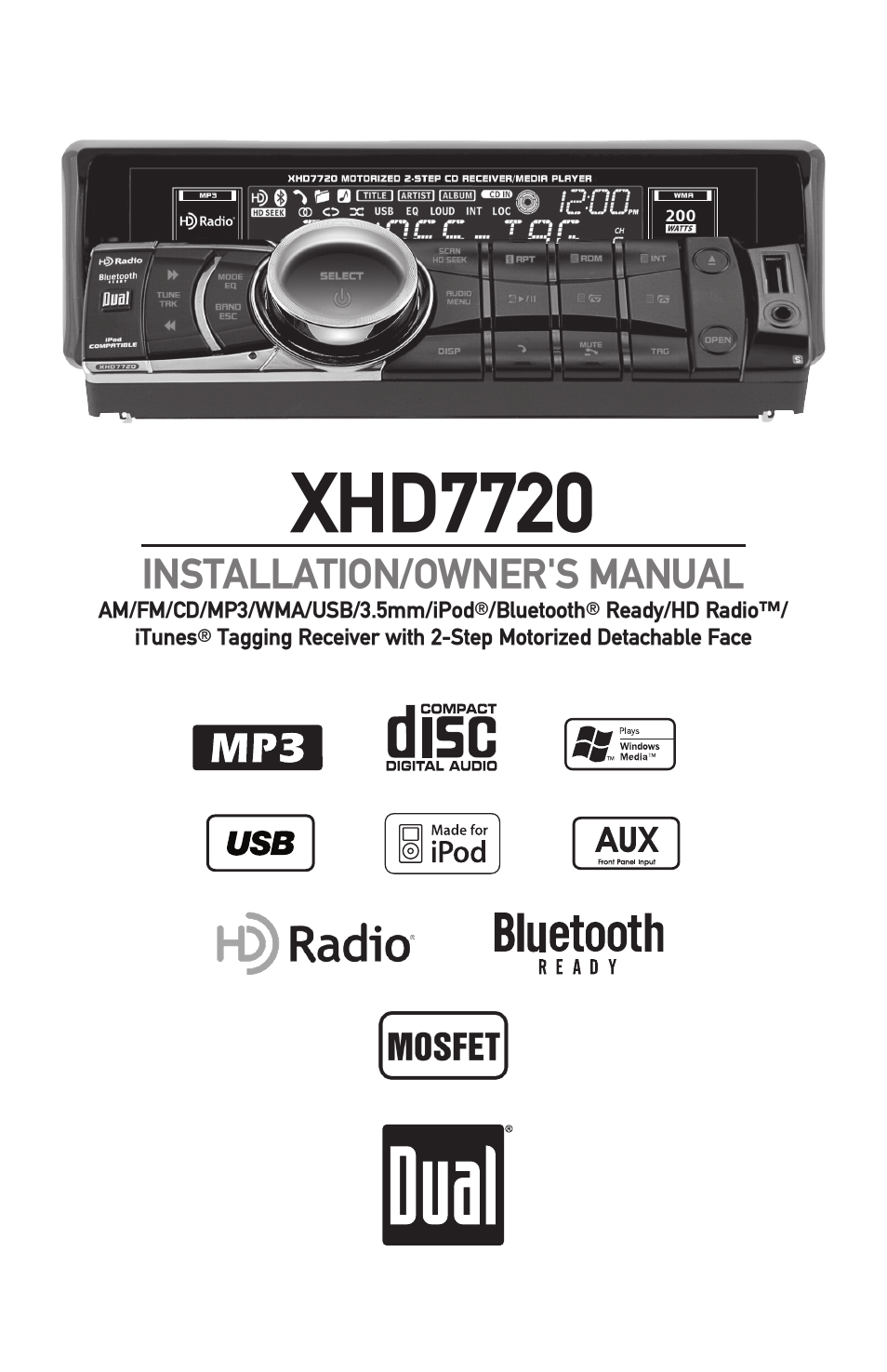 Dual XHD7720 User Manual | 32 pages