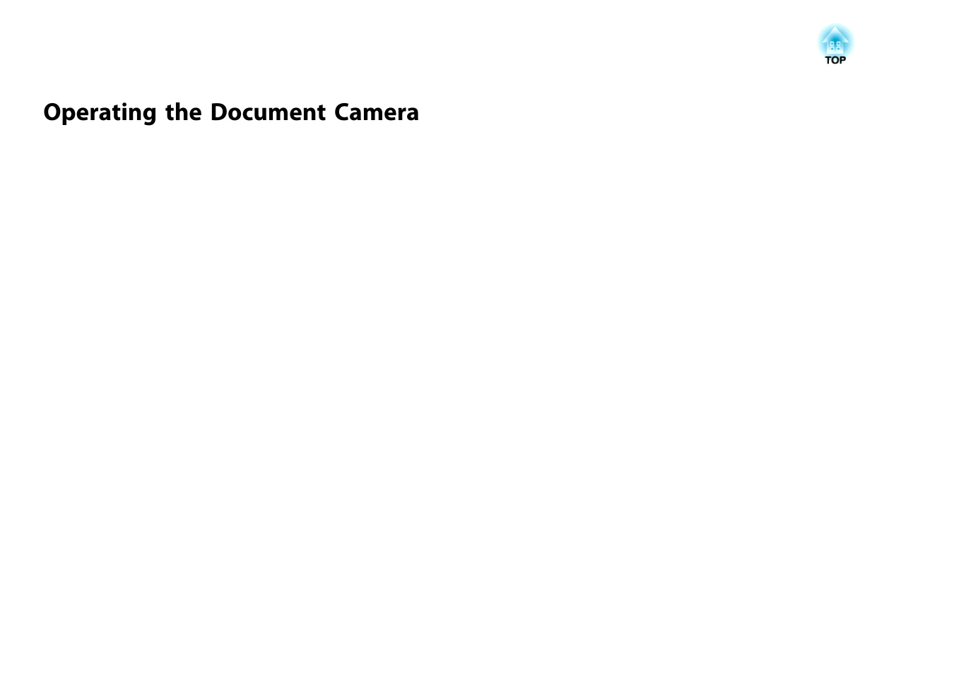 Operating the document camera | Epson DC-07 Document Camera User Manual | Page 6 / 32