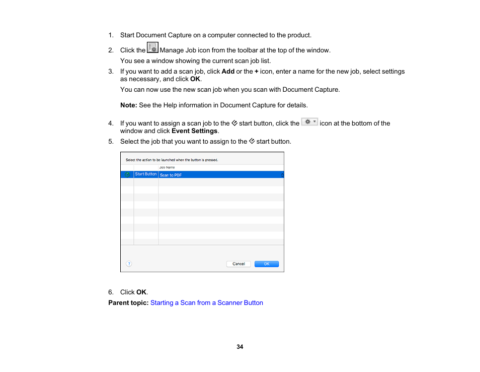 Epson DS-1630 Flatbed Color Document Scanner User Manual | Page 34 / 115