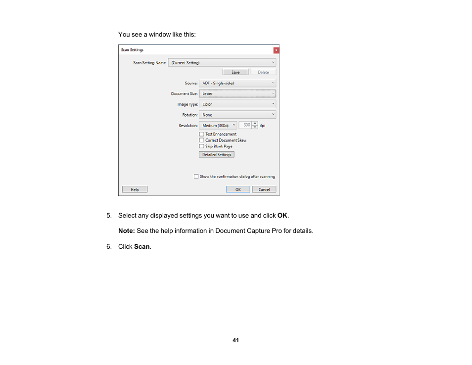 Epson DS-1630 Flatbed Color Document Scanner User Manual | Page 41 / 115