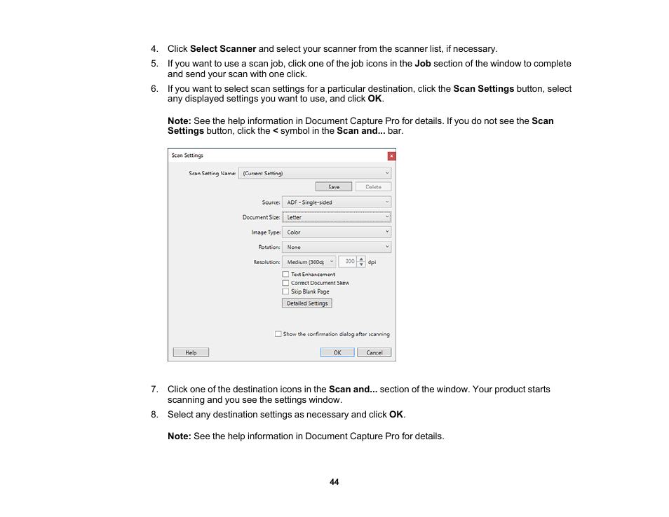 Epson DS-1630 Flatbed Color Document Scanner User Manual | Page 44 / 115