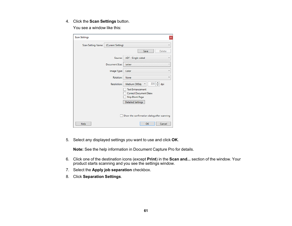 Epson DS-1630 Flatbed Color Document Scanner User Manual | Page 61 / 115