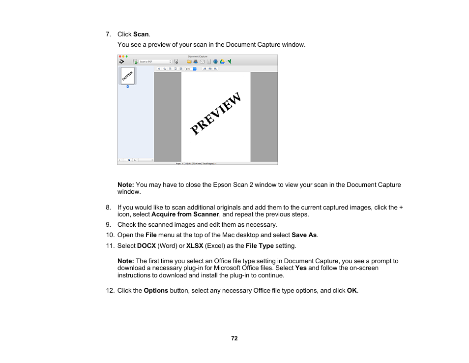 Epson DS-1630 Flatbed Color Document Scanner User Manual | Page 72 / 115