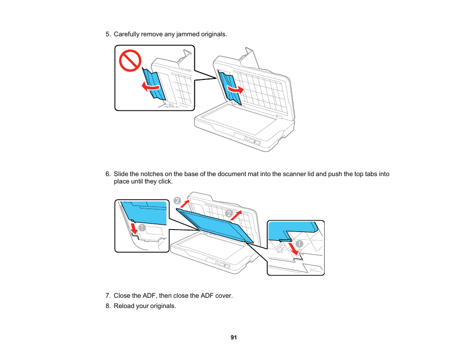 Epson DS-1630 Flatbed Color Document Scanner User Manual | Page 91 / 115